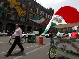 El Zócalo capitalino se prepara para ls festejos. NOTIMEX  /