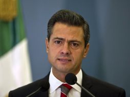 Peña Nieto expresa sus pensamientos acerca del asesinato de Eduardo Castro. ARCHIVO  /