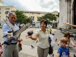 Ricardo Tellez (i), comandante de las FARC. AFP  /