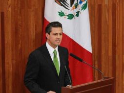 Peña Nieto considera que habrá que saber aprovechar los tratados de libre comercio de México para que el país se fortalezca. ARCHIVO  /