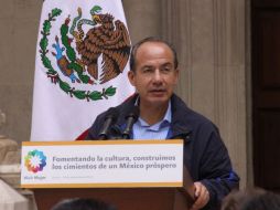 El Presidente de México acudió al acto en Oaxaca. EL UNIVERSAL  /