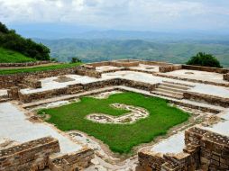 El Conjunto Monumental de Atzompa, ubicada en el estado de Oaxaca. AFP  /