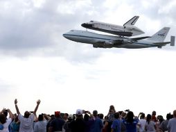 Hay fascinación por atestiguar el viaje final del último trnasbordador de la NASA. AP  /