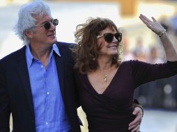 Susan Sarandon y Richard Gere presentan la película ''Arbitrage''. ESPECIAL  /