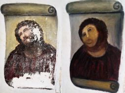 Giménez es ahora la ''restauradora'' más famosa del mundo por su trabajo en el eccehomo. AP  /