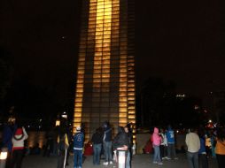 Las imágenes presentadas en la Estela de Luz estarán en exhibición durante un mes. ARCHIVO  /