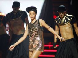 Rihanna durante un Festival musical en Las Vegas. REUTERS  /