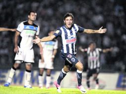 Primer gol Neri Cardozo despertó al Monterrey con su anotación, la primera rayada, para guíar al triunfo en el segundo tiempo. MEXSPORT  /