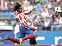 Falcao fue sustituido en el partido de ayer ante el Valladolid por precaución a causa de molestias. ARCHIVO  /