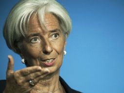Lagarde alaba las recientes medidas de estímulo adoptadas por bancos centrales. AFP  /