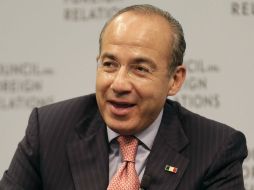 Calderón viajará a Nueva York para diversas intervenciones públicas. AP  /