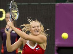 Sharapova logró alcanzar los octavos de final del torneo de Tokio. ARCHIVO  /