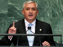 Otto Pérez Molina convocó a revisar las convenciones y acuerdos internacionales sobre drogas. AP  /