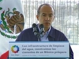 El Presidente Felipe Calderón Hinojosa reconoció a la Cámara de Diputados por la aprobación de la reforma laboral. ESPECIAL  /