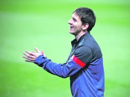 Nueva faceta. En aproximadamente un mes, Lionel Messi se convertirá en padre por primera vez; llamará a su hijo Thiago. AFP  /