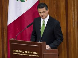 Peña Nieto agradeció ese día a Calderón su disposición para compartir información y diagnósticos. ARCHIVO  /