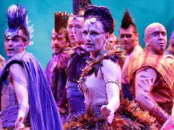 Puesta en escena de ''Códice Ténoch'', del escritor mexicano Luis Mario Moncada. EFE  /