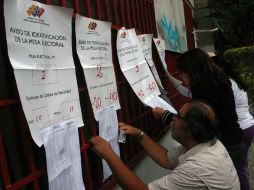 Registran los primeros resultados de las elecciones en Venezuela. NTX  /