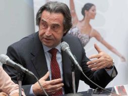 Riccardo Muti se presentará este lunes en el Teatro Juárez, bajo el marco del Cervantino. NTX  /