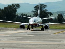 La terminal Aérea de Guadalajara registró el menor crecimiento con un 4.1 por ciento solamente. ARCHIVO  /
