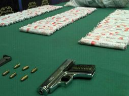 Elementos de la Comisaría General de Seguridad Pública se hizo cargo del material TOVEX (en la imagen).  /