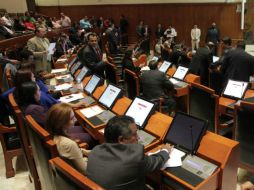 Los legisladores avalaron los dictámenes que propuso la ASEJ en la revisión de las finanzas de cuentas públicas de 2009 y 2010. ARCHIVO  /
