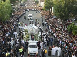 El municipio espera el arribo de más fieles en el transcurso del viernes. FOTO  /