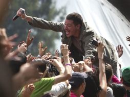 Paul Meany, vocalista de la banda de rock Mutemath. AP  /