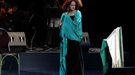 El programa musical arrancó con la interpretación de ''Wiyeri niukiyari'' tema compuesto por la propia Susana. ARCHIVO  /