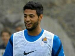 El atacante azteca tuvo elogios para Falcao, a quién se enfrentará el próximo fin de semana. ESPECIAL  /