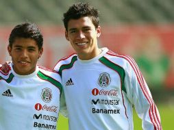 En Barça, Moreno (d) sí, Jona (i) no, considera el defensa mexicano Rafael Márquez. ARCHIVO  /