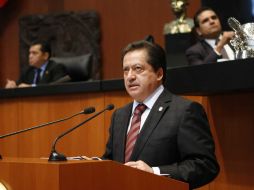 José Isabel Trejo Reyes presidente de la Comisión de Hacienda levantó el receso de la sesión. ARCHIVO  /