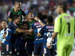 Los jugadores de Dorados celebran su pase a la final del torneo. MEXSPORT  /