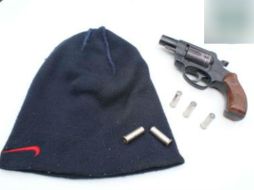 El arma fue encontrada al interior de un tráiler. ESPECIAL  /