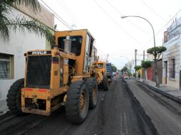 Los trabajos van de la calle Miguel Cabrera a Ghilardi.  /
