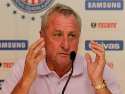 Johan Cruyff tiene confianza en que los resultados irán de manera progresiva.  /