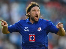 Mariano Pavone fue el autor del tercer gol de los Cementeros en el partido. MEXSPORT  /