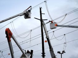 Las telecomunicaciones de Nueva York sufren hoy graves problemas por culpa de la tormenta ''Sandy''. AFP  /