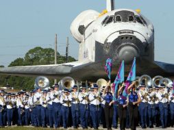 La siguiente parada del Atlantis es con un viaje sólo de ida: un parque industrial. XINHUA  /