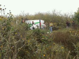 Una menor fue la que localizó el cadáver, del cual se desconoce su sexo y la causa de su muerte.  /