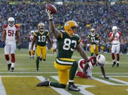 Tom Crabtree tuvo una destacada actuación en la victoria de Green Bay. AP  /