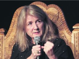 Potter ofreció una charla en la que expuso los tropiezos que tuvo que enfrentar para convertirse en realizadora tres décadas atrás.  /