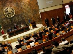 Diputados del Congreso local durante una sesión del Legislativo. ARCHIVO  /