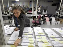 El recuento de los votos en el estado de Florida. AP  /