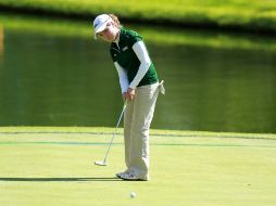 Alejandra Llaneza en el torneo Lorena Ochoa Invitational 2012.  /