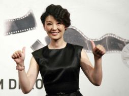 La actriz Xu Fan, protagonista de ''1942'', en el Festival de Cine de Roma. EFE  /