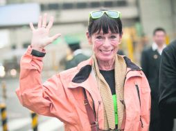 Geraldine Chaplin recorrió las calles y las salas de cine de Morelia como quien recorre los pasillos de su casa. ESPECIAL  /