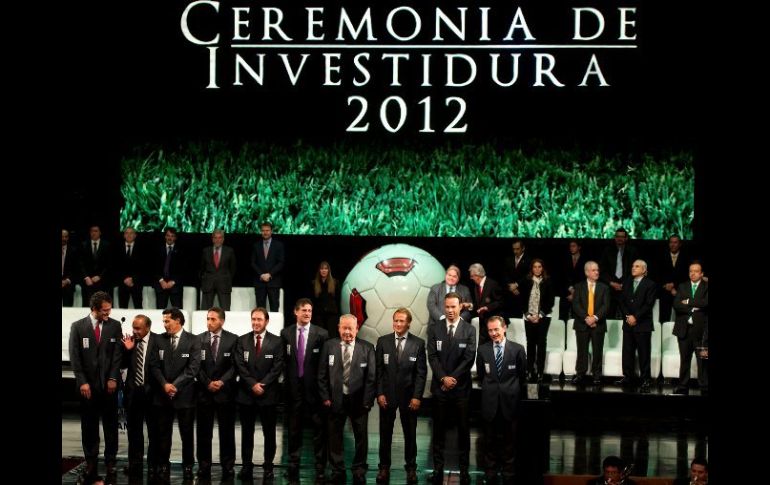 Ceremonia del Salon de la Fama del Futbol 2012 en Pachuca. MEXSPORT  /