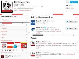 Para saber las promociones puedes seguir la cuenta oficial de el Buen Fin en Twitter @ElBuenFin. ESPECIAL  /