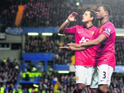 Javier Hernández fue convocado para este juego por el ManU y es casi un hecho que será titular. MEXSPORT  /